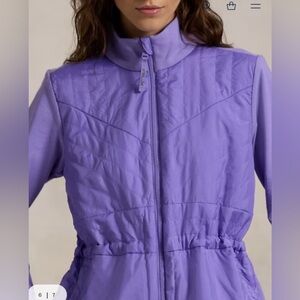 RLX Ralph Lauren Pure Lilac Quilted Hybrid Jacket Golf Concept  S Large NWT $198